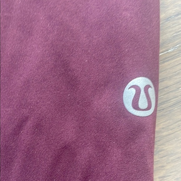 Lululemon Maroon High-Waisted Leggings - Picture 2 of 7